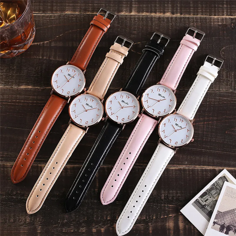 MEIBO women's watches casual watches Quartz Leather Band Newv Strap Watch Analog Wrist Watch Women Clockreloj mujer M08 (17)