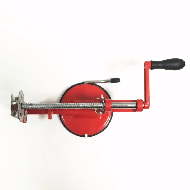Amazing Manual Red Stainless Steel Twisted Potato Apple Slicer Spiral French Fry Cutter Cooking Tools Machine Vegetable Spiraliz