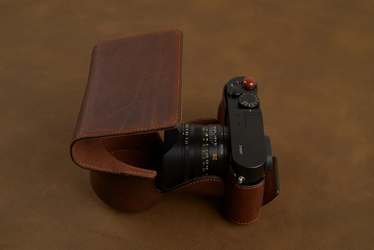 Бренд AYdgcam ручной работы из натуральной кожи чехол для камеры Сумка полная кожа для Leica Q typ 116 Leica Q2 открытая батарея дизайн