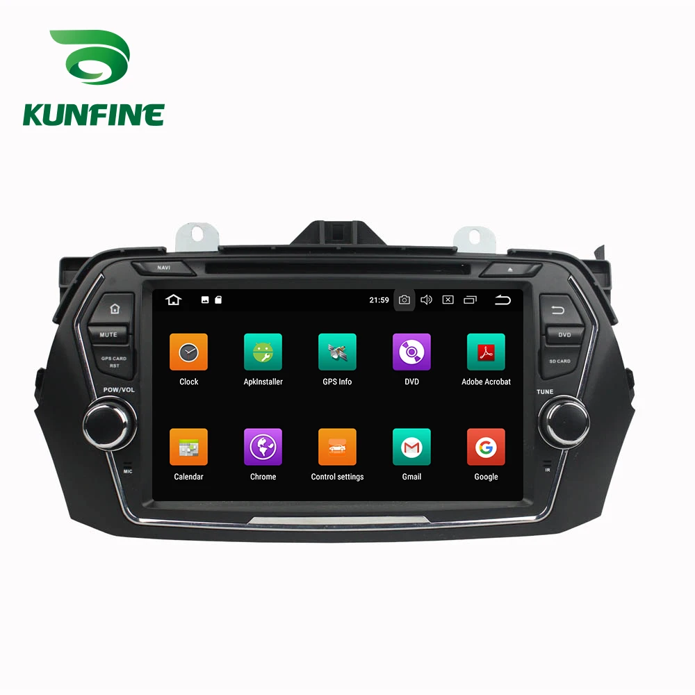Discount Octa Core 4GB RAM Android 8.0 Car DVD GPS Navigation Multimedia Player Car Stereo for SUZUKI CIAZ 2015 Radio Headunit 1