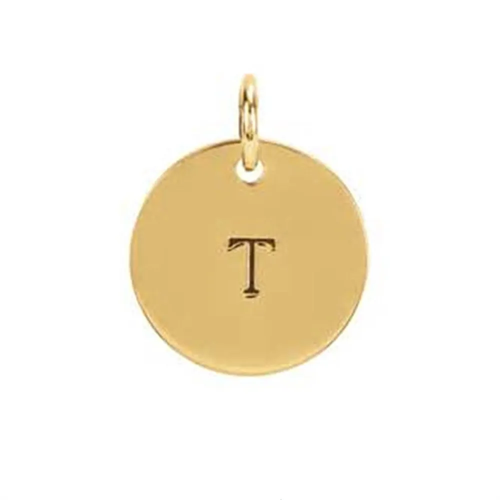 Buy Diy bracelets charm with alphabet initial letter t