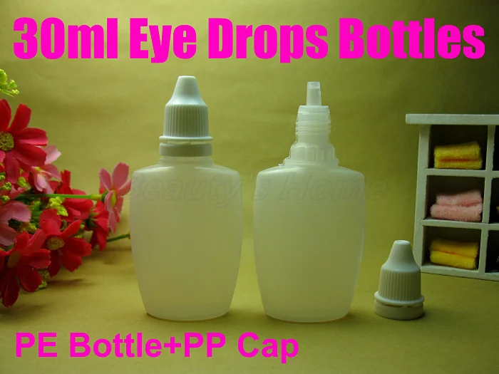 30ml Empty eye drop bottles Plastic Squeezable Dropper Bottles Eye Liquid Dropper small/empty