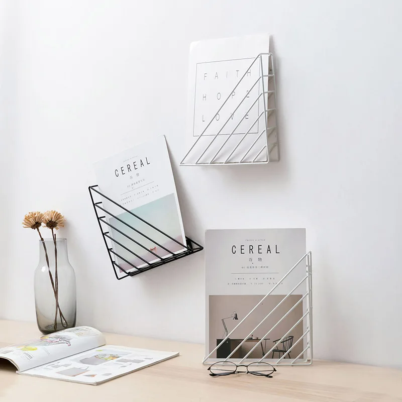 المعادن رف الجدار شنقا مجلة الرف الأوروبي جدار تخزين الرف غرفة المعيشة الديكور الرف