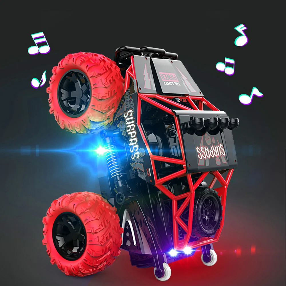 Z103 2.4GHz 2WD 360 degree Spin Surpass Stunt RC Car Off-road Crawler With Dynamic Music and LED Light RTR Truck Vehicle (3)