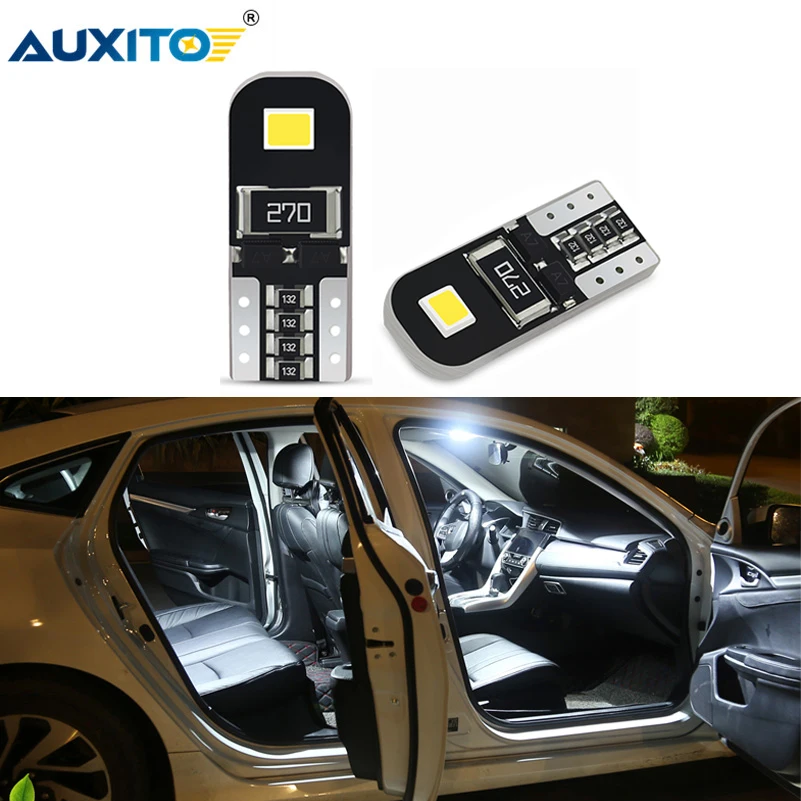 Светодиодная лампа AUXITO W5W T10 для Alfa Romeo 159 147 156 Giulietta Mito 2 шт.|Сигнальная лампа| |