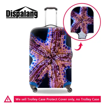 

Dispalang Starfish Elastic Travel Luggage Cover Stretch Protect Suitcase Cover Apply to 18 20 22 24 26 28 30 Inch Trolley Case