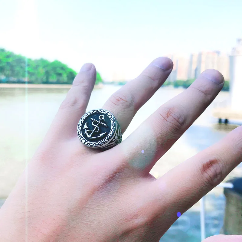 BEIER Top Quality Stainless Steel Punk Vintage Fashion Movie Biker Ring For Man`s Jewelry drop shipping free shipping BR8-530