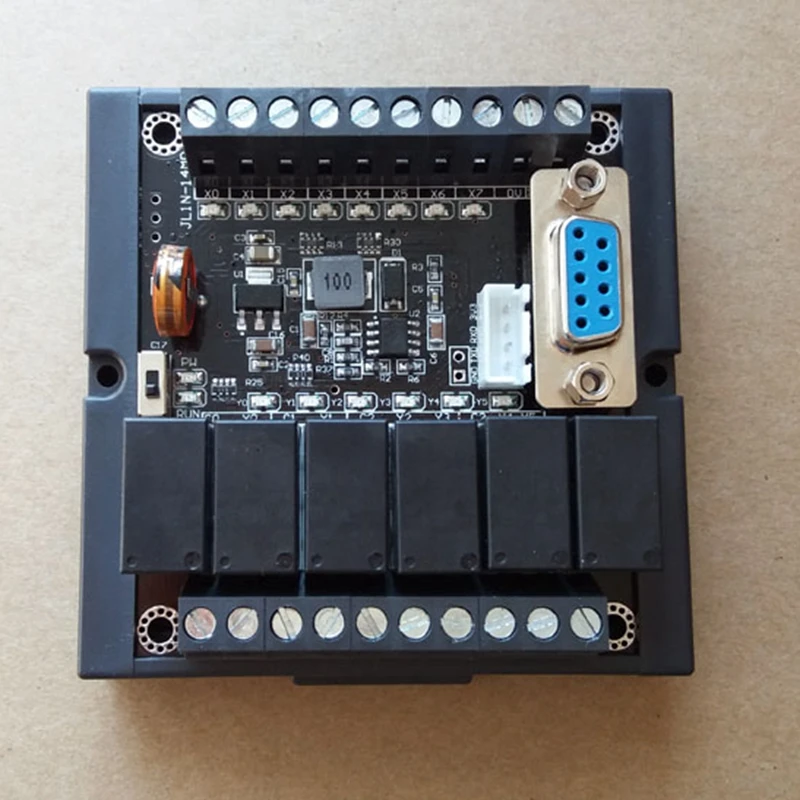 

PLC FX1N-14MR, relay module delay module
