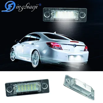

1 pair Nuovo 18 LED License Luce Targa Lampada for VW T5 Caddy Golf Passat Touran Jetta Skoda Super White 12 V