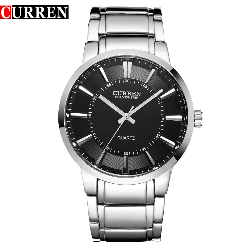 Relojes Hombre 2016 Curren Mens Watches Top Brand Luxury Stainless Steel Male Clock Men's Watch Quartz Business Wrist Watches