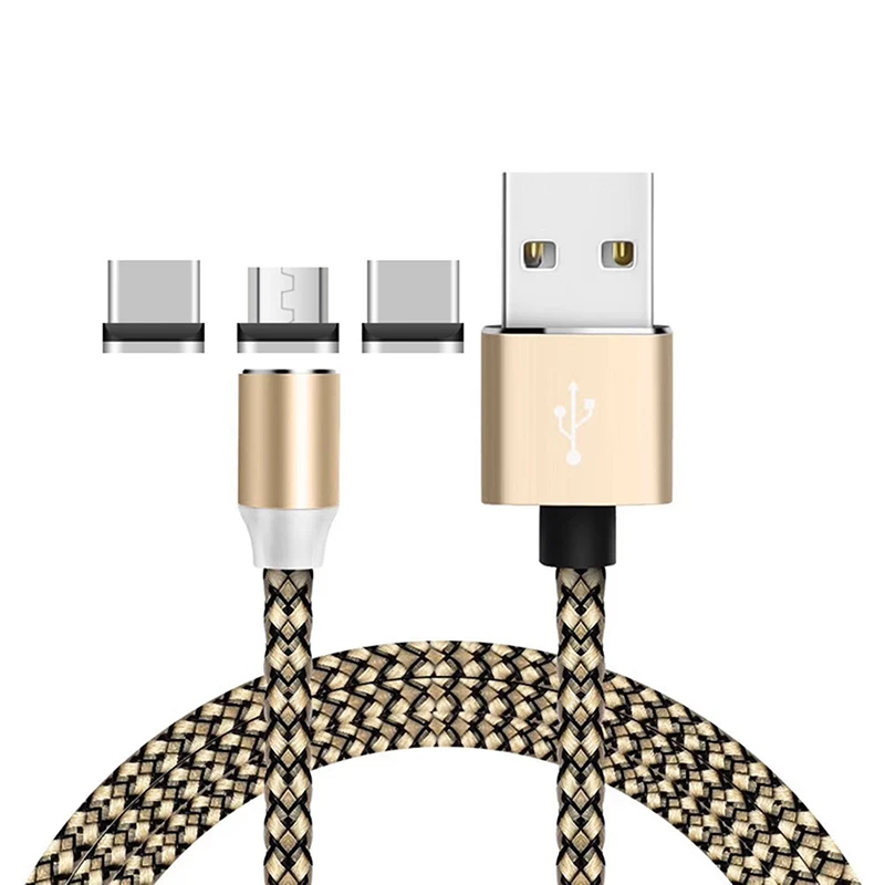 

Magnetic charging Charger Cable Wire or plug LED Type-C USB Micro USB For iPhone Samsung