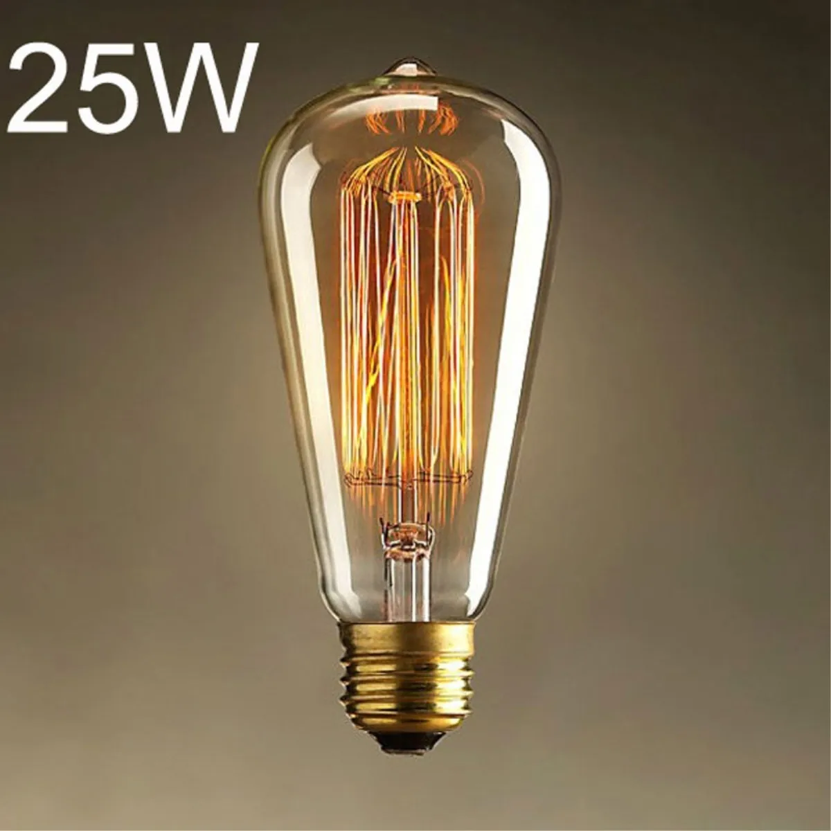 Ретро Edison led светильник лампочка E27 220V 25W ST64 лампа накаливания ампулы лампы Винтаж Эдисон лампы накаливания для декора стен