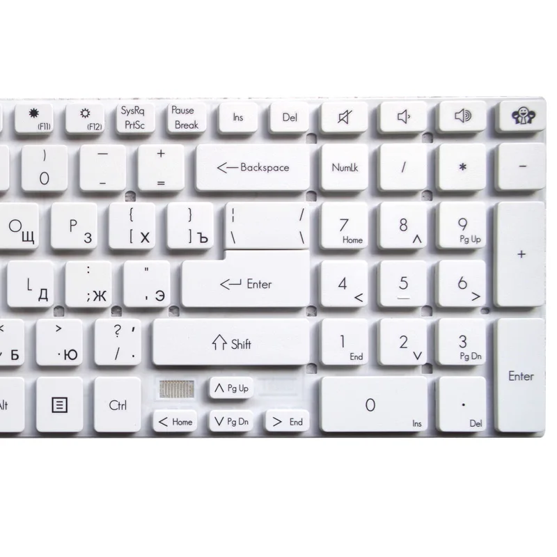  GZEELE Russian Keyboard for Acer Extensa 2508 2509 2510 2510G Z5WBH EX2508 X2508 EX2509 EX2510 2508