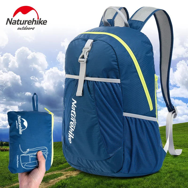 NatureHike Backpack Sport Men Travel Women Ultralight Outdoor Leisure School Backpacks Bags 22L NH15A119-B | Спорт и развлечения