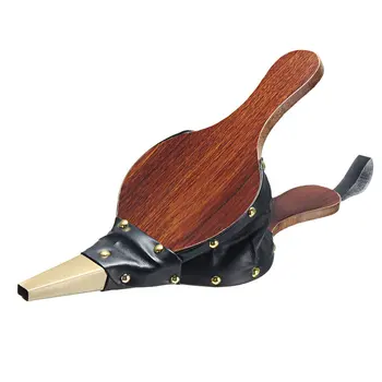 

Mini Vintage Wooden Manual Handmade Air Blower Fan Blower for Barbecue Fire Bellows Outdoor Cooking Picnic Camping Hiking Piece