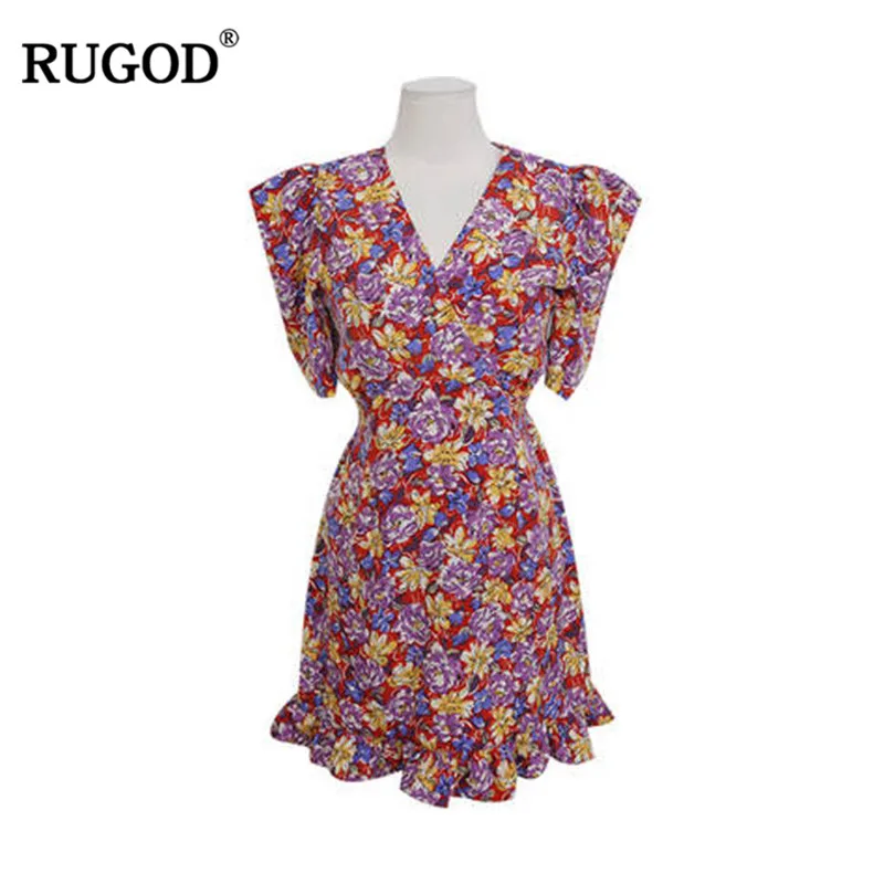 Женское платье в богемном стиле RUGOD элегантное весеннее кимоно с коротким