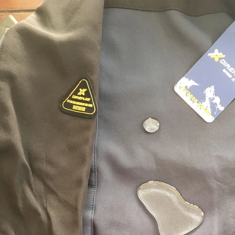 DIRENJIE التخييم المشي لمسافات طويلة تسلق التزلج الجبال الصيد للماء Windstopper الدراجات Softshell الصوف الدافئة في الهواء الطلق الرجال سترة