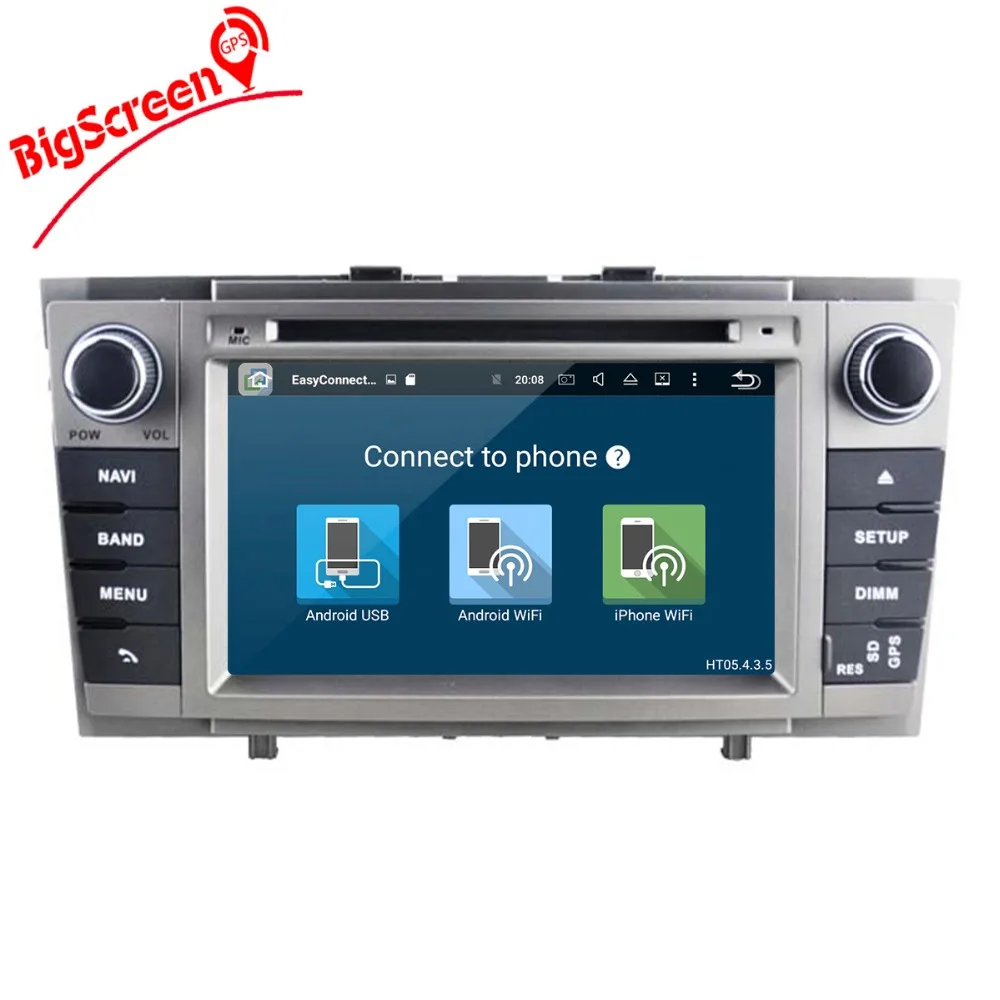 Sale Android 6.0 7.1 Octa 8 Core Car GPS Navigation For Toyota Avensis T27 2009-2015  Head Unit Multimedia Touch Screen Monitor 2