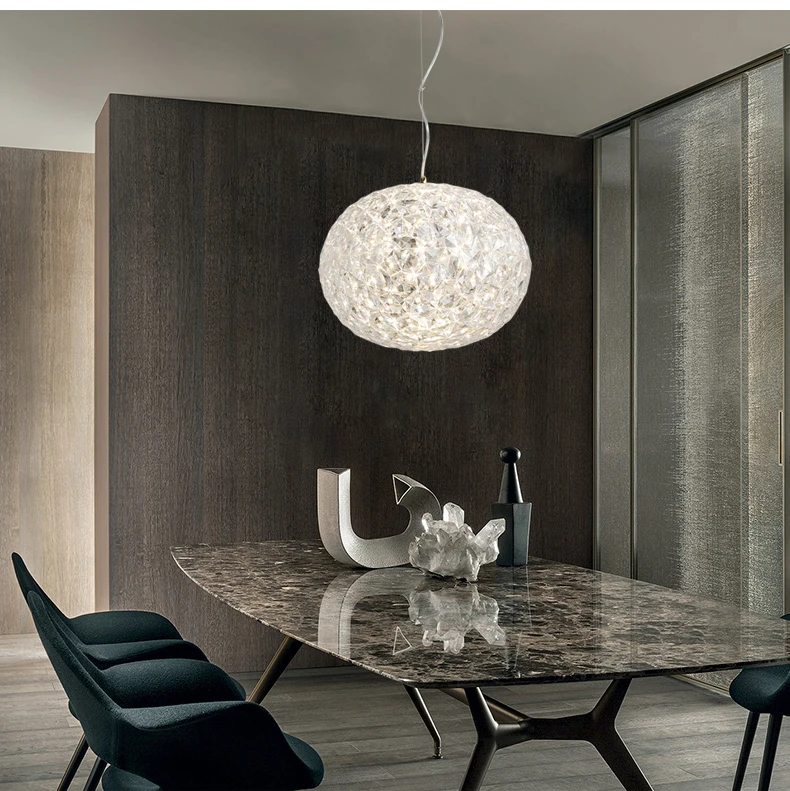 Nordic Diamond Ball Led подвесные светильники Новинка акриловая гостиная светодиодный подвесной светильник столовая Led подвесной светильник для