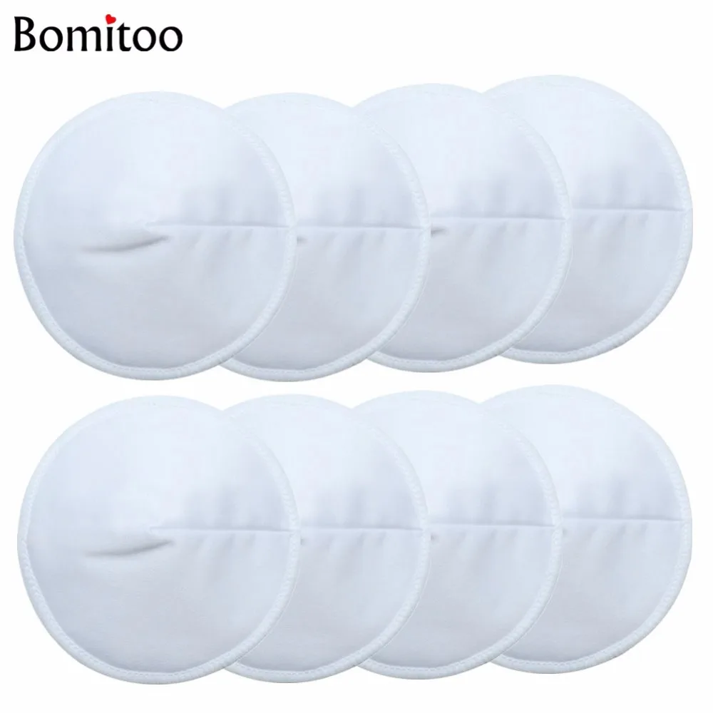 [Bomitoo]8 Pcs Mums Anti-overflow Maternity Nursing Pads Contoured Multi Color Baby Feeding Pad Nursing Pads Wholesale