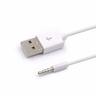 

3.5mm AUX Audio Plug Jack to USB 2.0 Male Charge Cord Adapter Cable