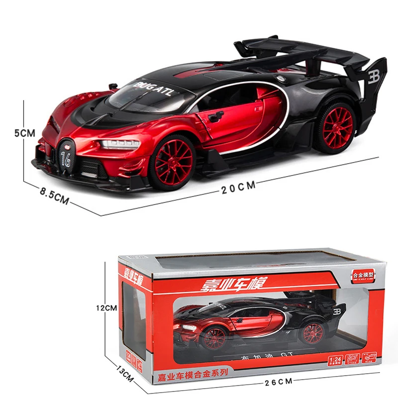 1/24 Diecasts & Toy транспортные средства Bugatti GT Континентальная модель автомобиля