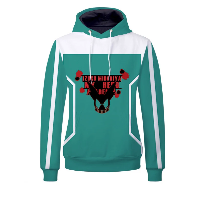 Fans Wear 2019 Men Hoodies My Hero Academia Sweatshirt Anime No Hero Academia Hoodie 3d Printed Hoodie for Fans Cosplay