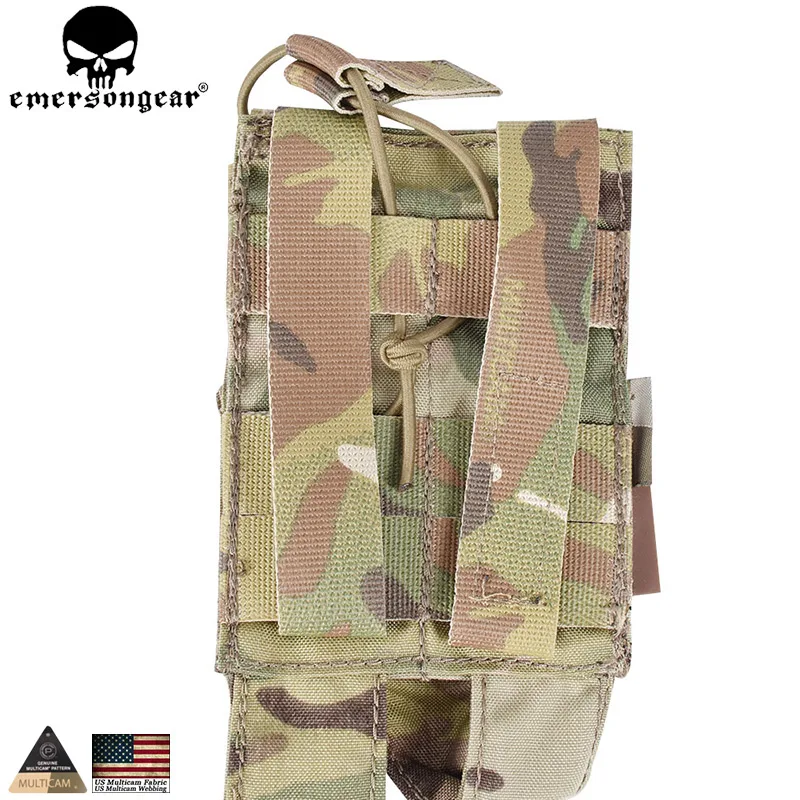 EMERSON Тактический модульный MOLLE с двойным открытым верхом SMG магнитный держатель