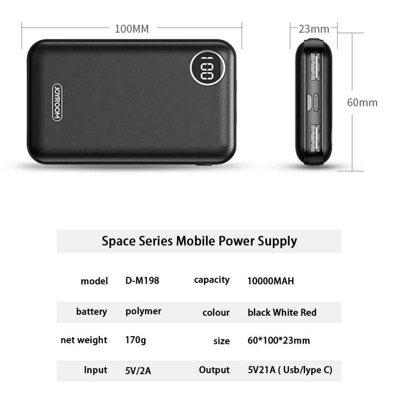 Портативный внешний аккумулятор 10000 мАч для быстрой зарядки телефона, внешний аккумулятор, мини внешний аккумулятор для iPhone, samsung, Xiaomi, Redmi, повербанк
