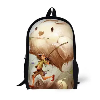Hand-drawn Comics Printing Backpack Children School Bags For Teenager Boys Girls 17 Inch Backpacks Laptop Backpack Mochila Bag school backpack for teenager girsl waterproof polyester backpacks cute printing female students laptop bagpack bag woman