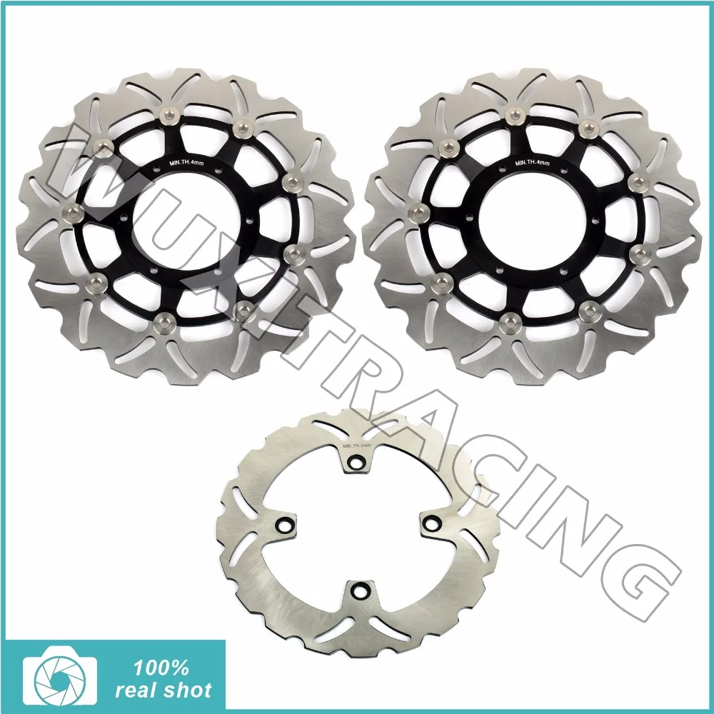 

New Gold Front Rear Full Set Brake Discs Disks Rotors fit for Honda CB F HORNET / 919 900 02 03 04 05 06