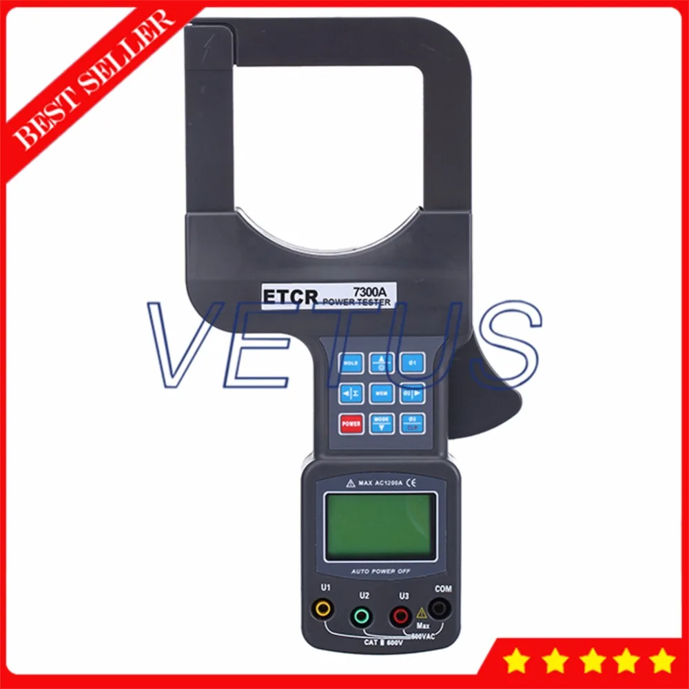 ETCR7300A Large Caliber 0-1200KW single phase digital power meter analyzer with RS232 Interface | Инструменты