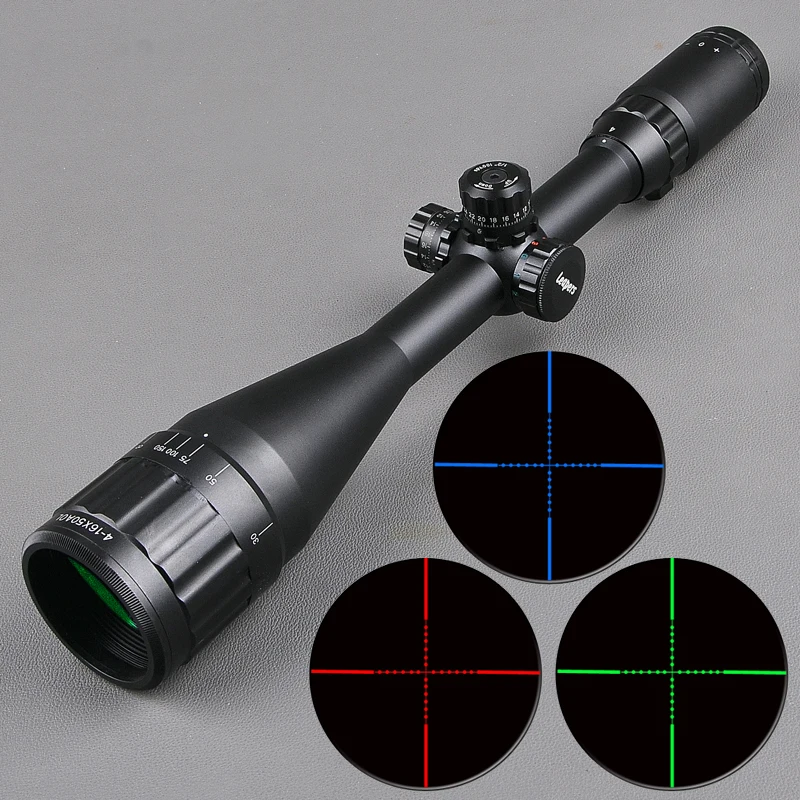 

Tactical 4-16X50 Hunting Scopes RGB Optic Riflescopes Airsoft Hunting Luneta Para Rifle Caza Sniper Scopes