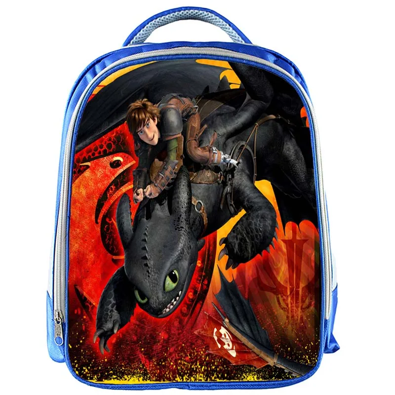 13 дюймов Как приручить ваш рюкзак с принтом дракона обувь для мальчиков мультфильм печатных школьные ранцы Школьный Рюкзак Bookbag подарок