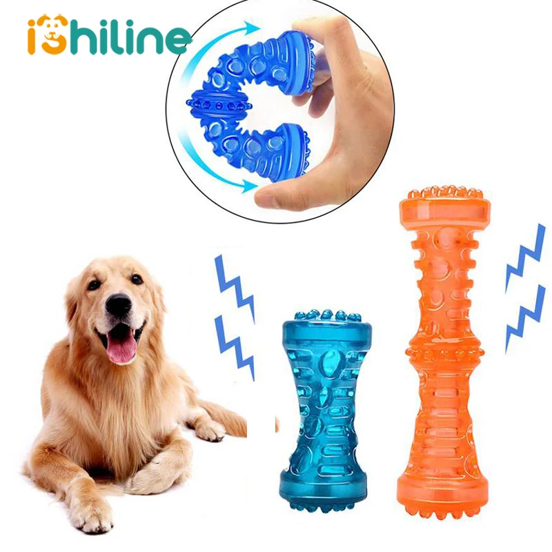 Резиновая игрушка для Собаки Звуковой сигнал для собак игрушка для маленьких больших собак жевательная игрушка со звуком, собака сопротивление молярные зубы игрушка для собак