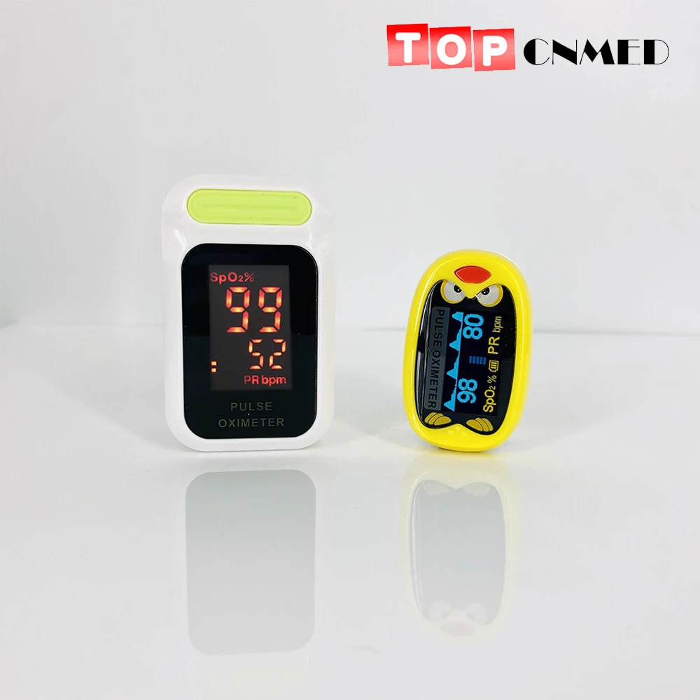 

Adult & Children 2pcs Fingertip Pulse Oximeter (85LED + K1)