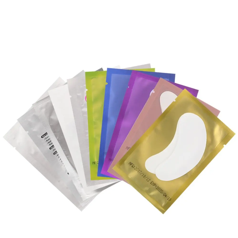 

100Pairs Eyelash Extension Eye Pads Pillows Disposable Patches for Eyelashes Under Eyes Tips Lint Free Lash Sticker Wraps Makeup