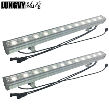 

Free Shipping 2pcs/Lot 2in1 Warm White And Cold White 36x3w IP65 LED Wall Washer Light For Church Wedding Stage Light
