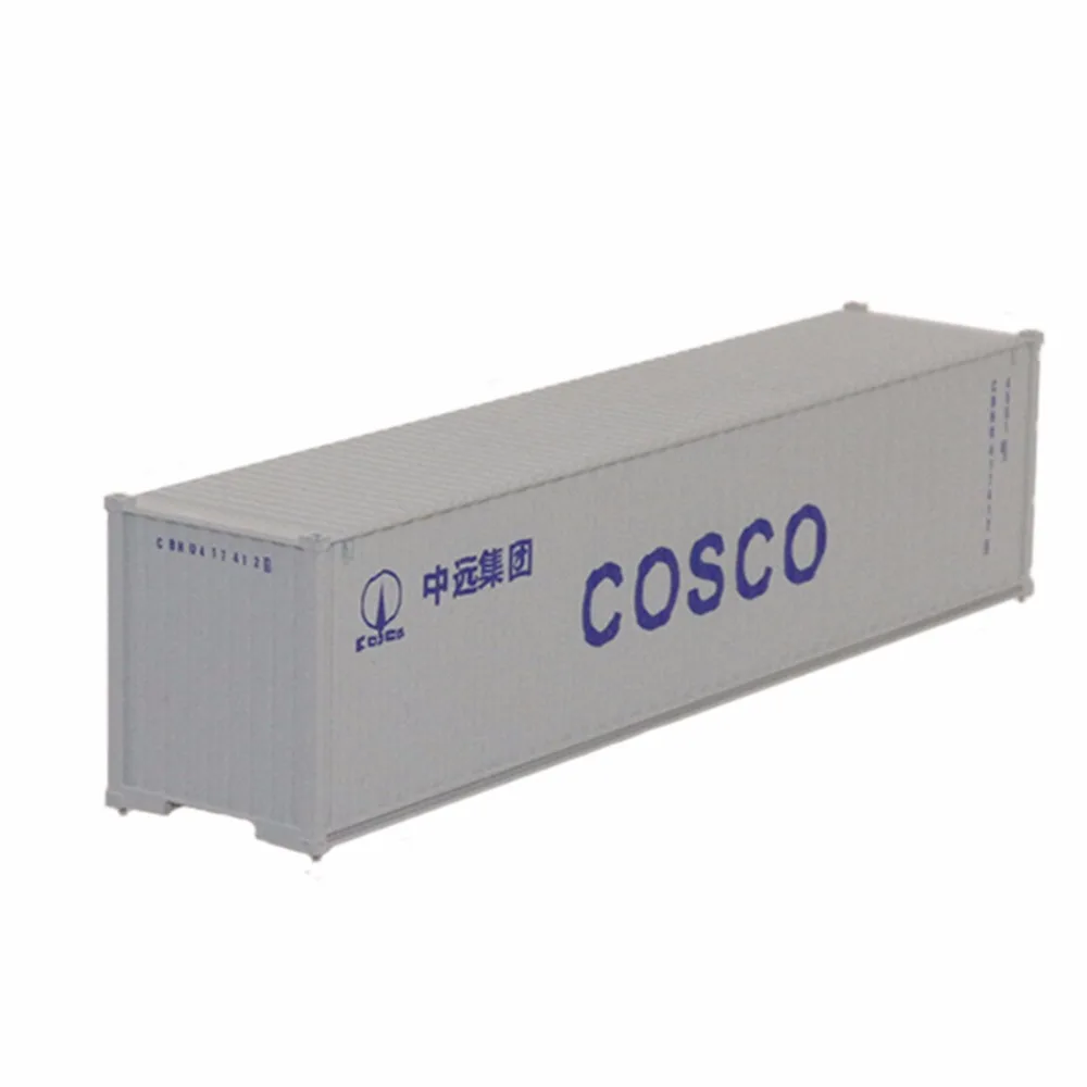 187 Scale 40' ft Shipping Container Cargo Container Plastic COSCO
