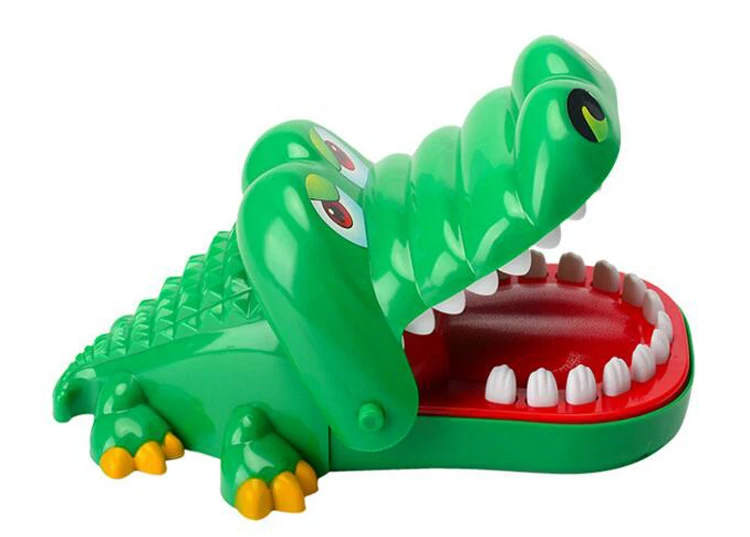 Детские игрушки большой Размеры 21 см крокодила кусать пальца игры Crocodils Рот стоматолог Tricky игрушки Семья игры реакции игры игрушки малыш