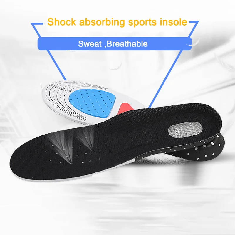 2019 Newly Droppshiping 1 Pair Sole Pad Orthotic Sport Running Insoles Shoe Pad Breathable Arch Support Cushion BFJ55
