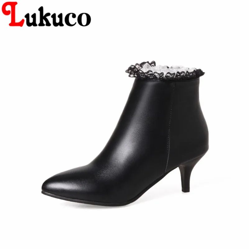 

2018 new sweet lace style size to 47 lady boots high quality low price Global Shopping Festival 2017 super bargain women boots
