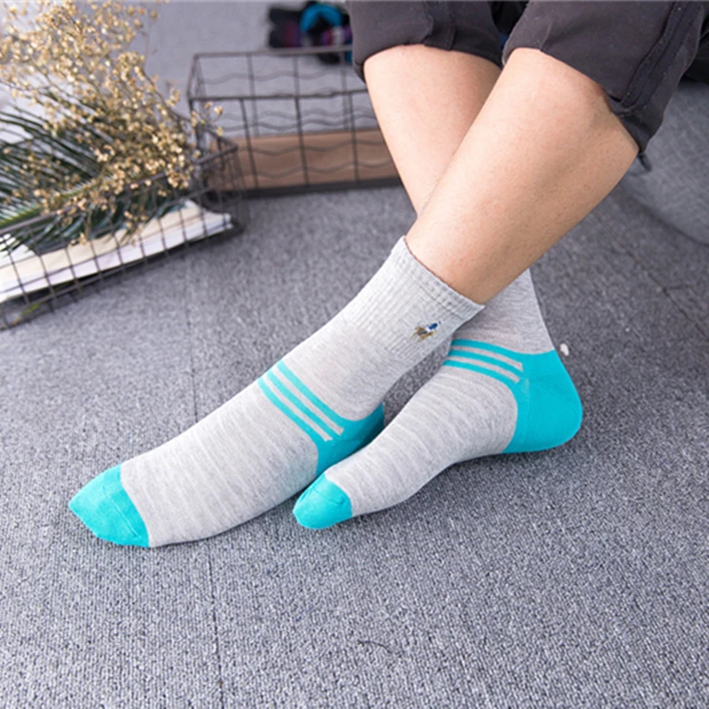 Pier Polo Calcetines Hombre модные мужские носки в полоску хлопковые с дезодорантом Sokken