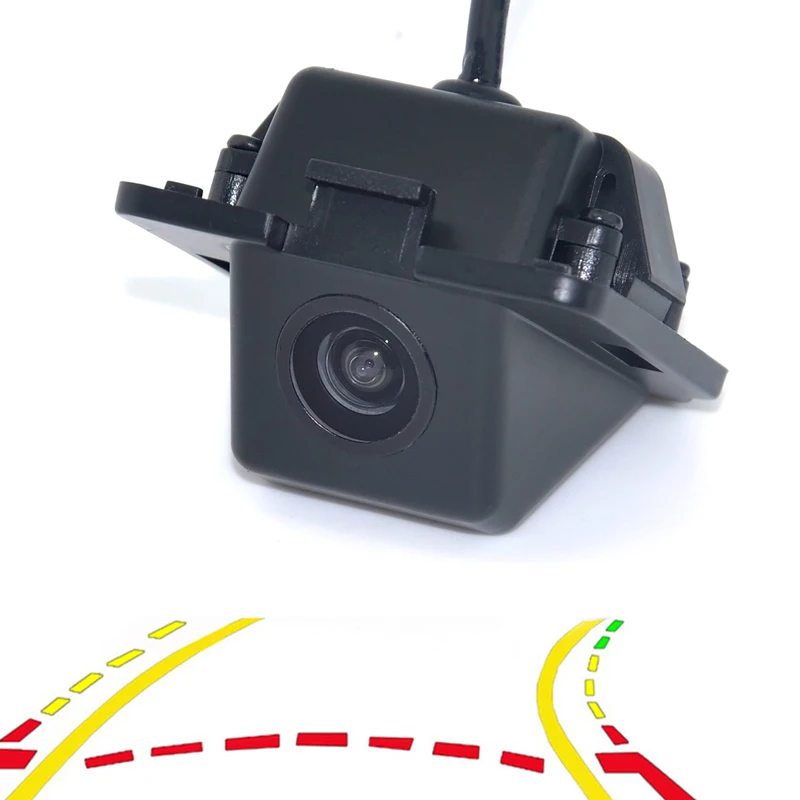 Goedkoop WF Intelligente Dynamische Traject Tracks Parkeerplaats Lijn Reverse Achteruitkijkspiegel Parking Camera Voor Mitsubishi Outlander 2007 2015