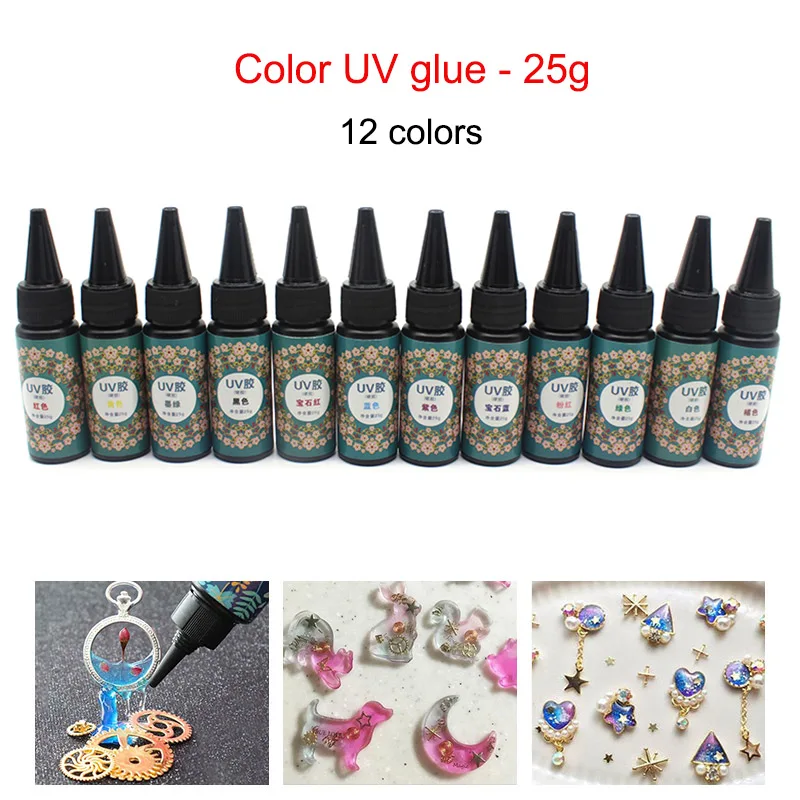 

UV Resin 25g Ultraviolet Curing Epoxy Resin for DIY Jewelry Making Craft Decoration Casting Coating Hogard OC16