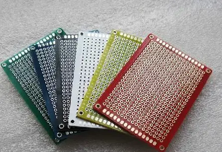 

Free Shipping! 10pcs Double-sided spray tin universal board 5cmx7cm PCB board / bread board Pegboard