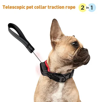 

Pet Collar Telescopic Traction Rope 2 In 1 Retractable Dog Collars Traction Rope