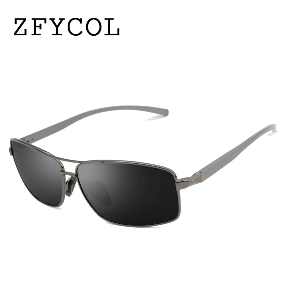 

ZFYCOL Brand Design Men's Aluminum Sunglasses HD Polarized UV400 Sun Glasses oculos Male Eyewear Sun Glasses For Men