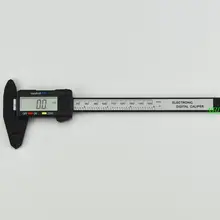100 мм Цифровой штангенциркуль 0,1 мм из углеродного волокна, микрометр, линейка, измерительный инструмент с коробкой