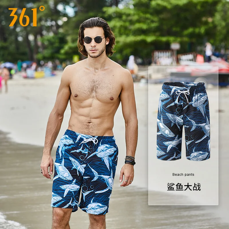 CapsA Mens Casual Beach Pants Quick Dry Surfing Swimming Trunks Sports Pants